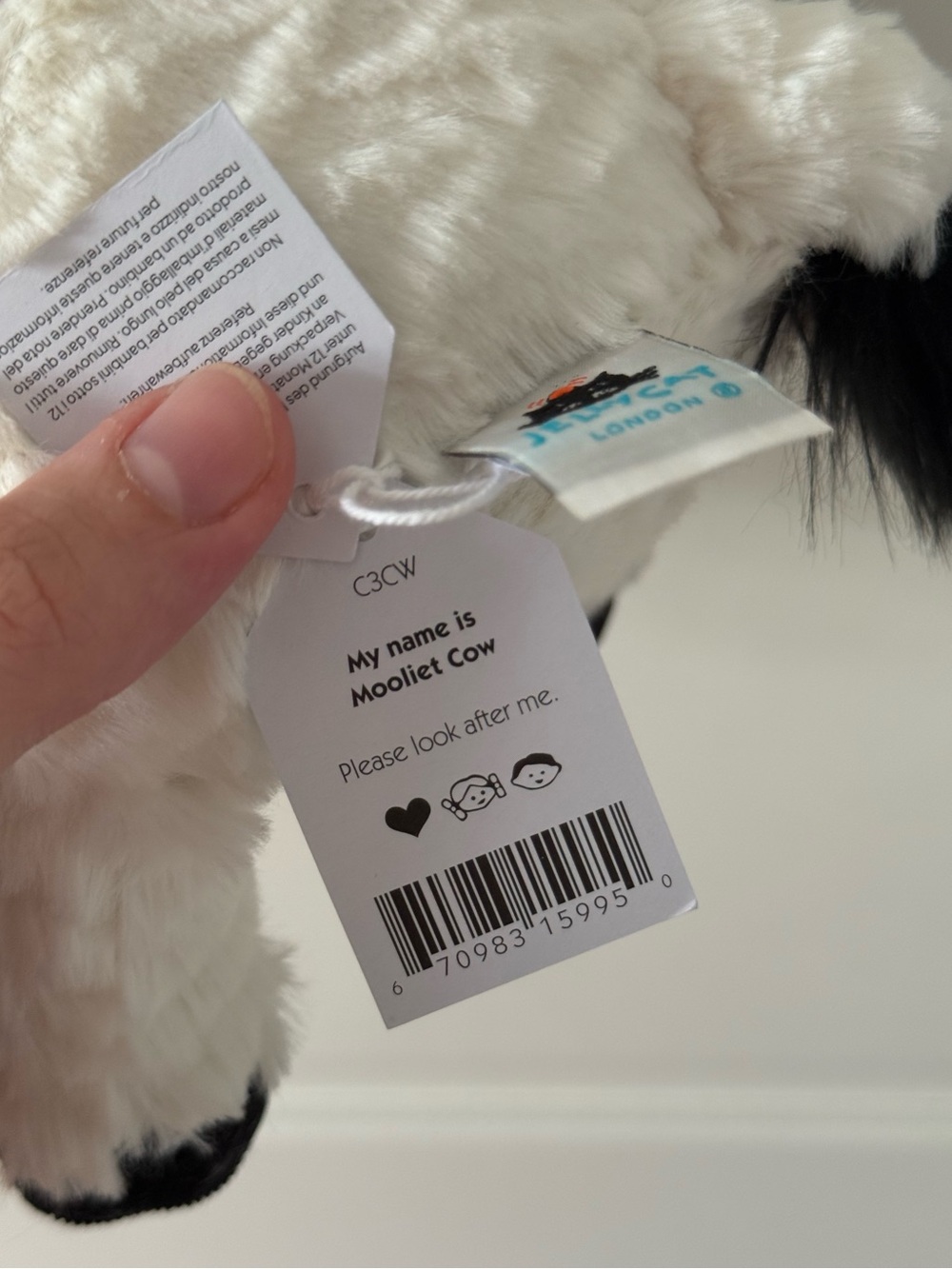 Jellycat Mooliet Cow BNWT - Picture 4 of 4